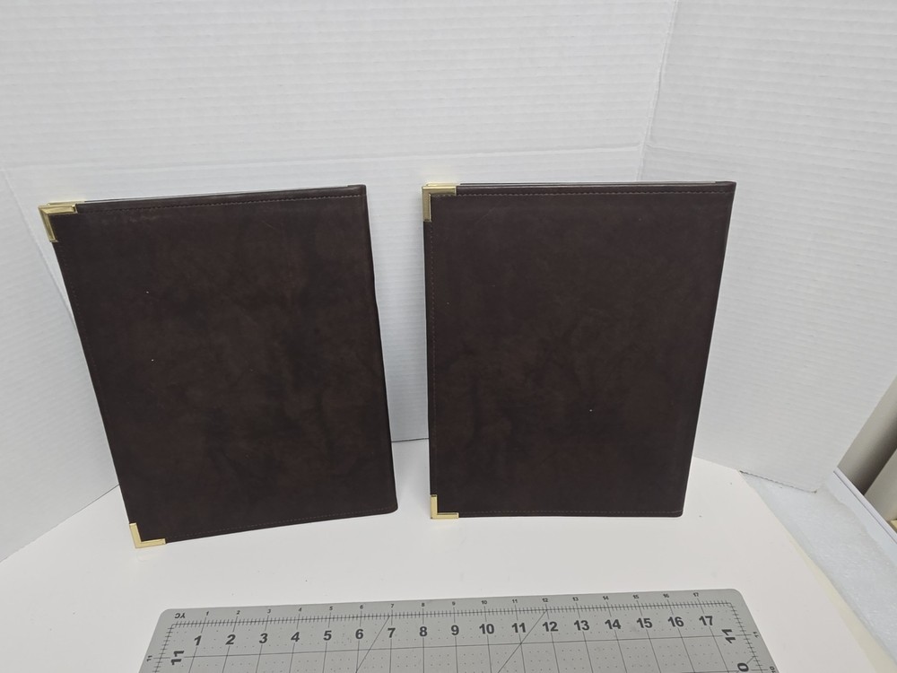 Vintage Armstrong Engineering Electrical Technology 1987 Padfolio Folder Pair