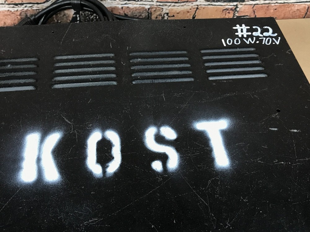 Bogen Flex-Pak Model CHS-100A Solid State Amplifier, Untested, AS-IS