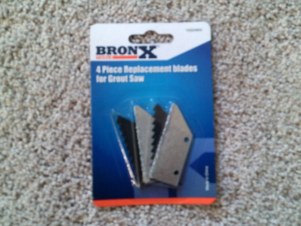 BRONX Grout Saw Replacement Blades-package of 4