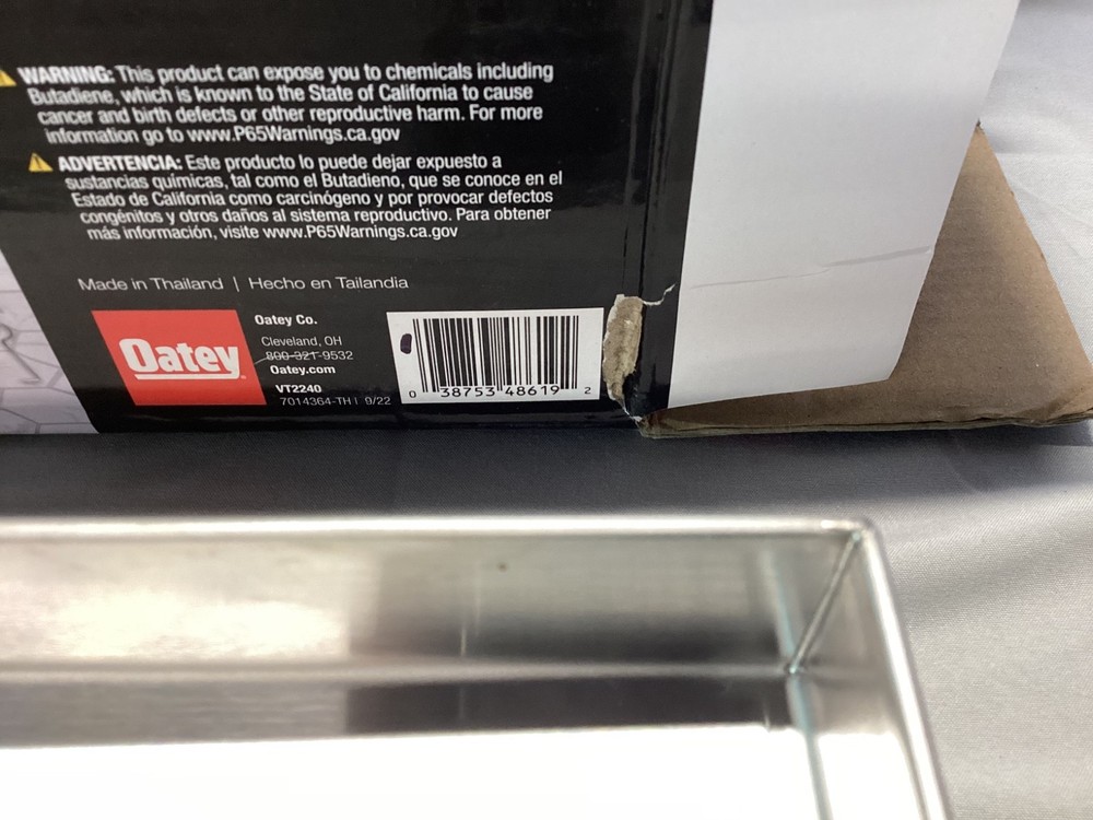 Oatey Vivante 24” Linear Shower Drain with Square Pattern VT2240
