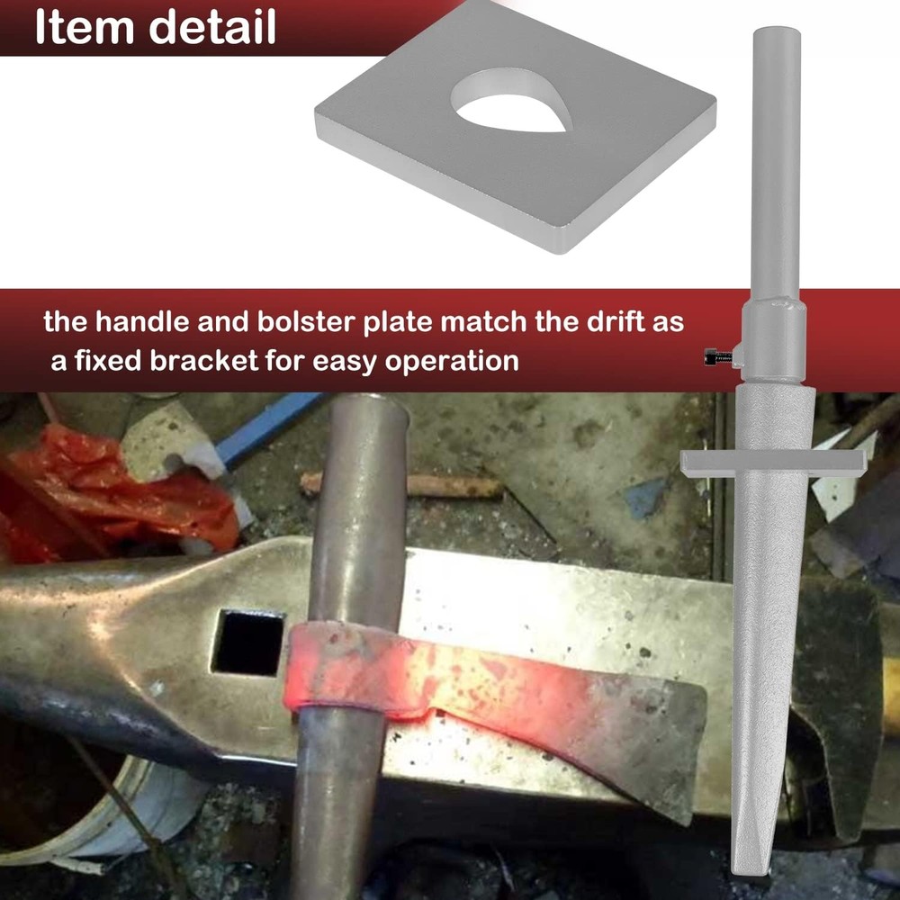Mandrel Blacksmith Drift Tool Tomahawk Eye Drift, Forged Axe Eye Drift Tool Set