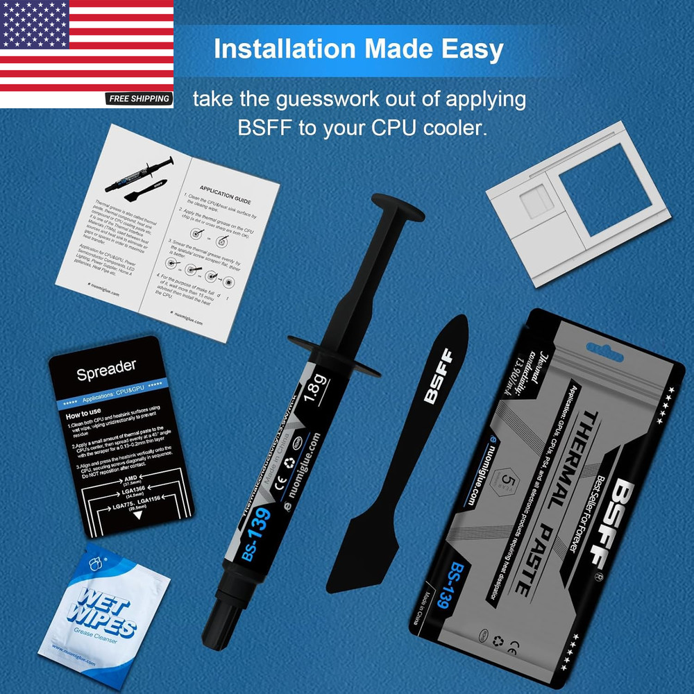 Thermal Paste, 16.5G with Toolkit CPU Paste Thermal Compound Paste Heatsink for