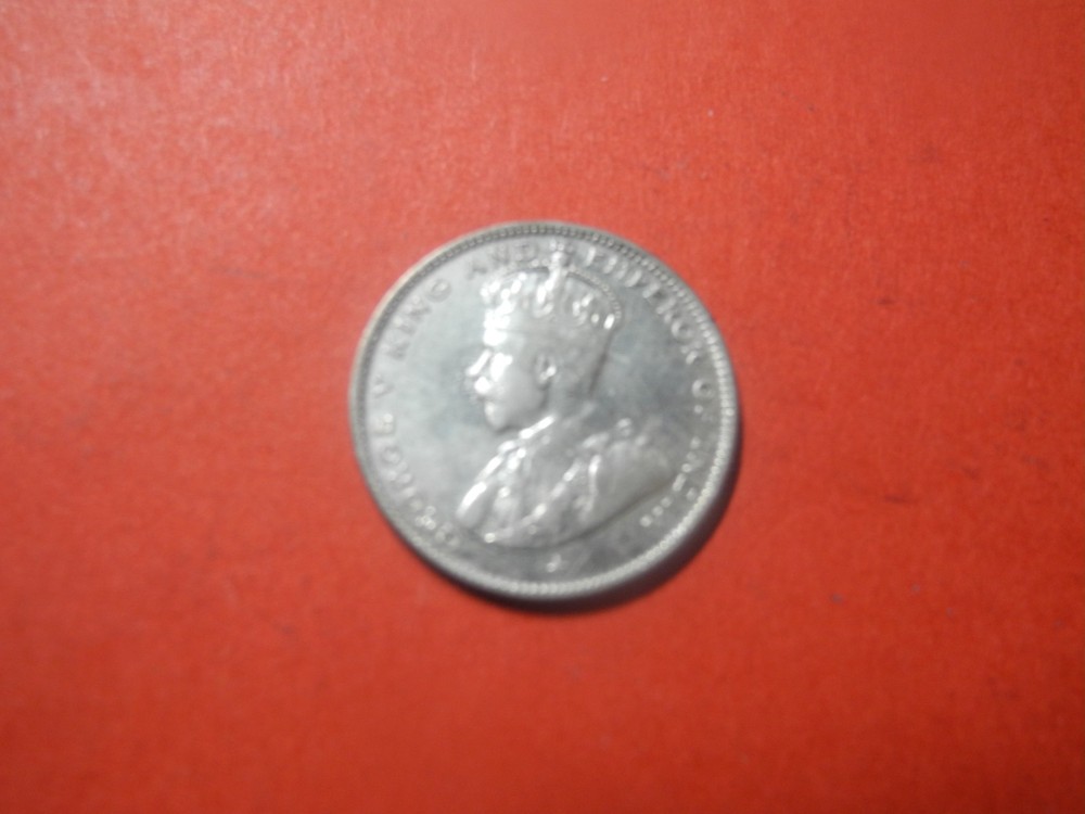 STS72    - STRAITS SETTLEMENTS -  20   CENT S- 1919 - SILVER