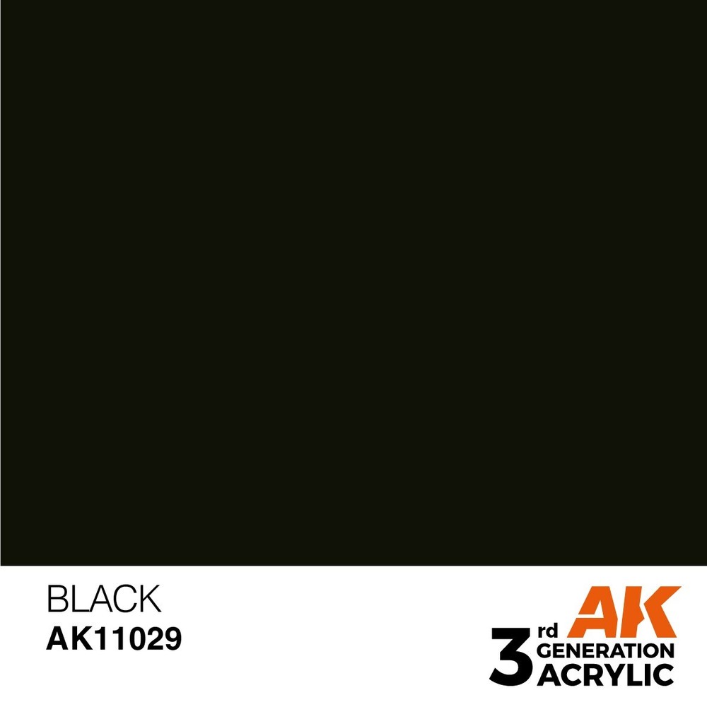 AK Interactive 3G Acrylic Black 17ml
