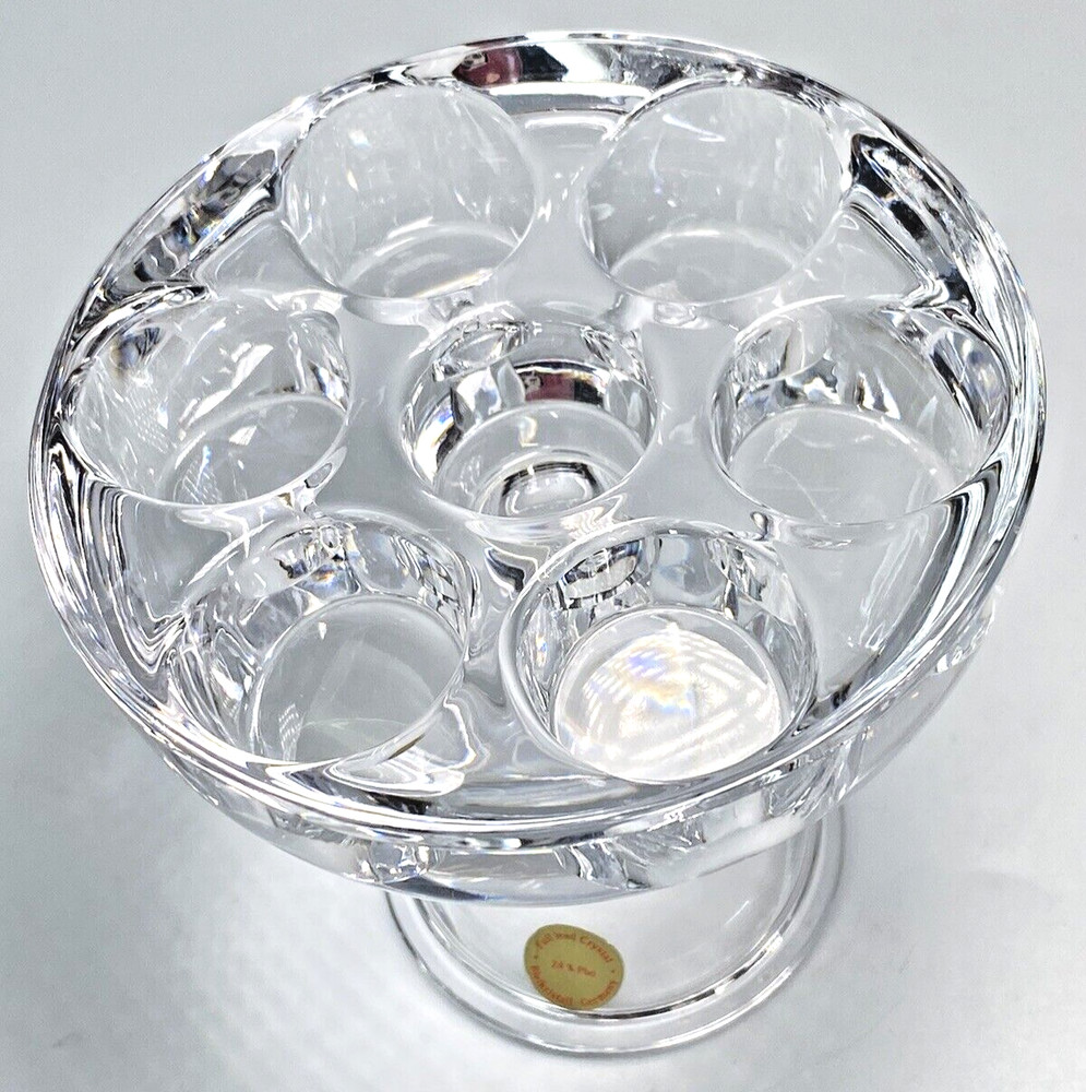 Beautiful Bleikristall Signed Crystal Candle Holder