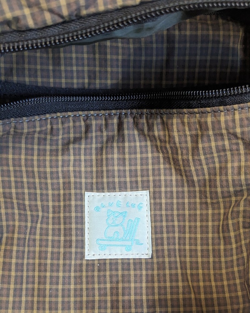 Bluelug Mini Daypack (Padded Brown Nylon Pattern)