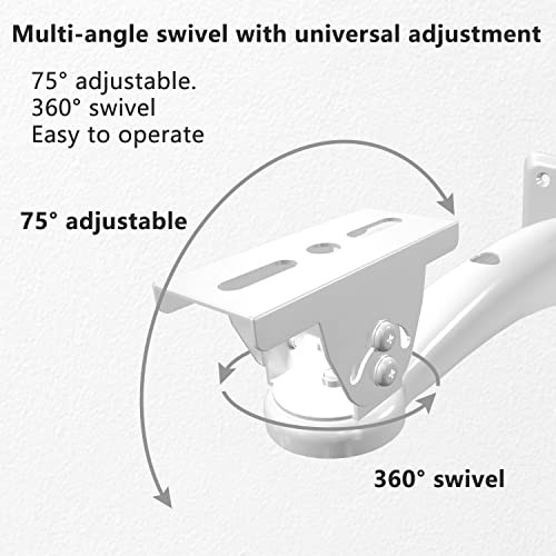 Mini Projector Wall Mount Bracket, Universal 360° Rotation, Load 11 lbs, 7.8in