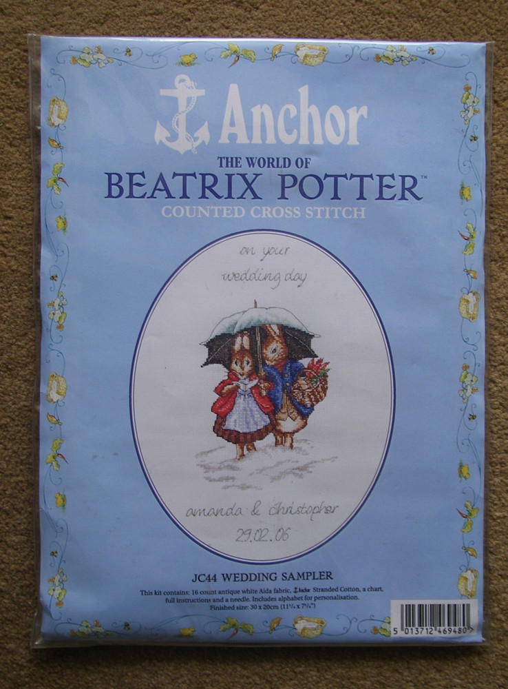 BEATRIX POTTER CROSS STITCH KITS PICK & MIX