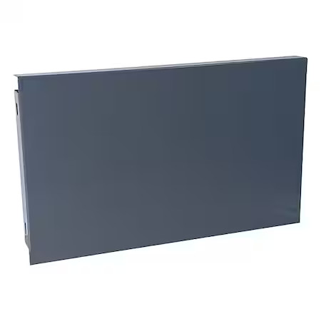 Locker Base, Front, Footplate 10" W, Gray,  804Um7