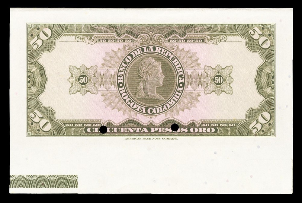 Colombia P402bs, Specimen Banknote.