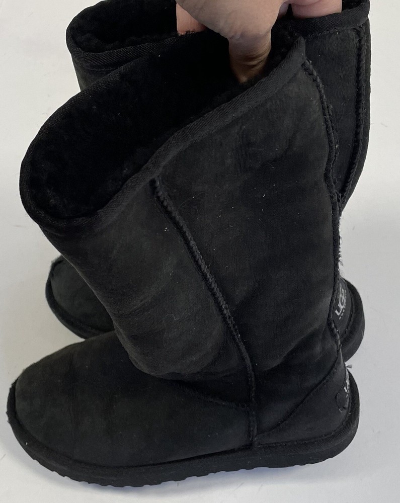 US 4 UGGS black Pull On Ankle Boots (tt43)
