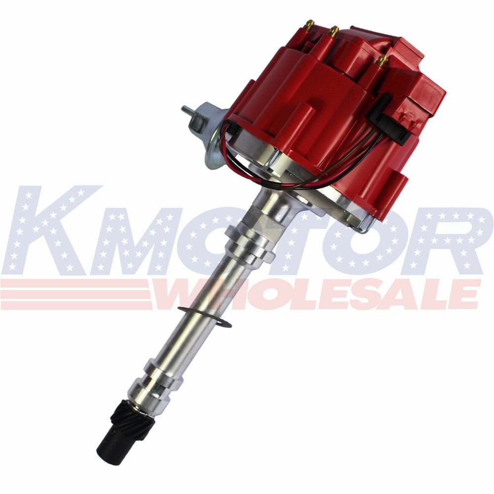 High Performance HEI Distributor Red Cap For Chevy GM Small Block Big Block 65k