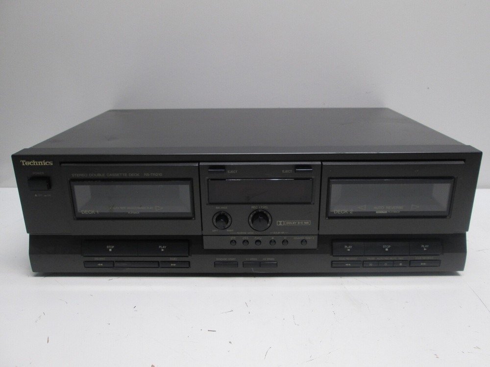 Technics  Dual Cassette Deck RS – TR 210 - READ