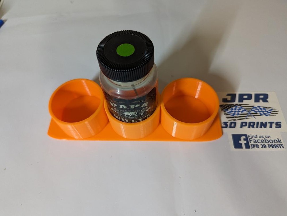 Triple tire prep bottle holder