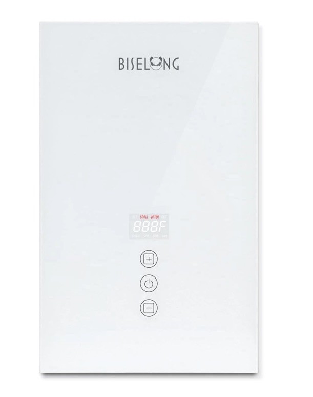 BiseLong Electric Instant Heat Tankless Water Heater, 3.5KW, 110V White