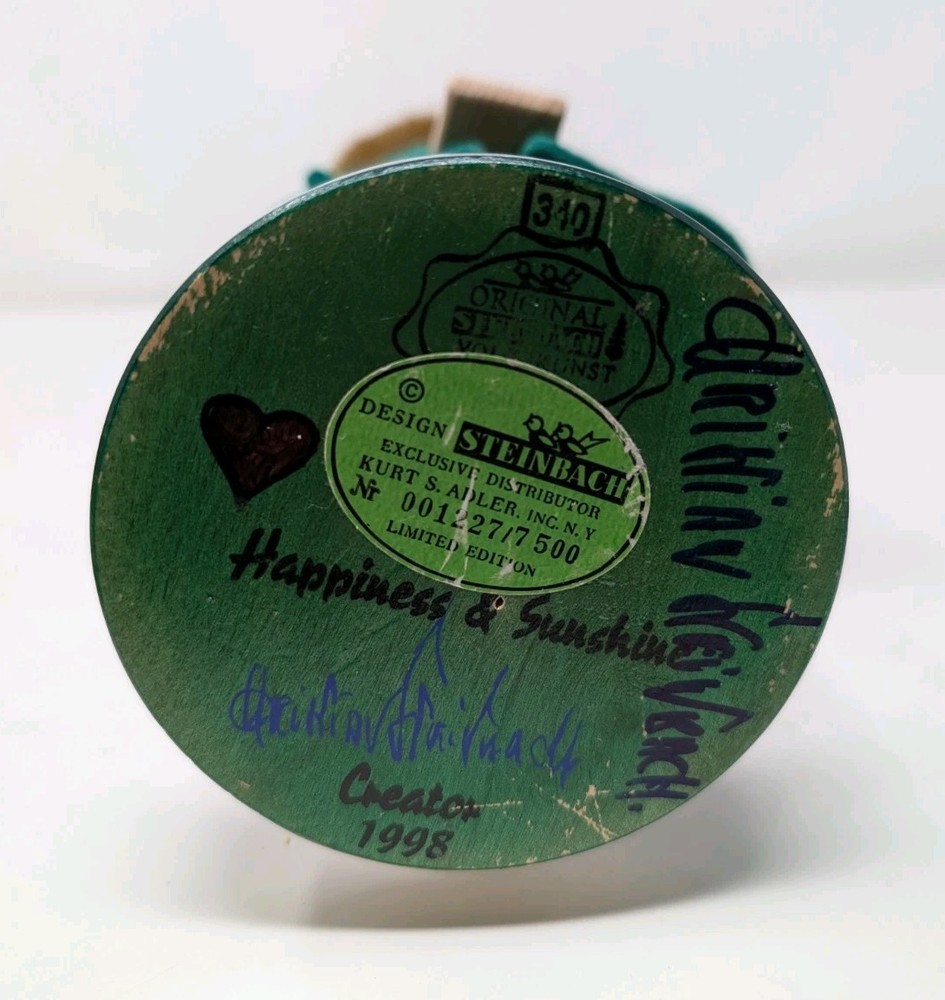 Steinbach German Nutcracker BOB CRATCHIT & TINY TIM 17.5" (Tiny Tim Missing)