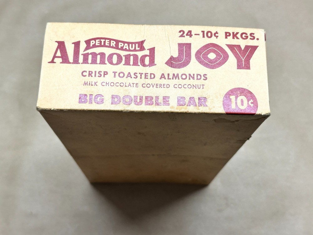 Vintage MOUNDS / ALMOND JOY - Candy Bar Box Peter Paul - EMPTY Display Boxes