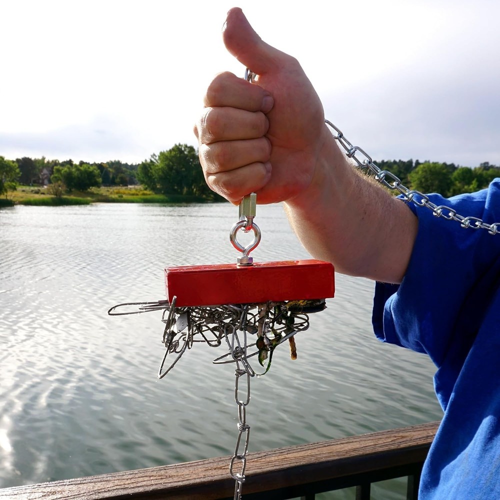 Heavy-Duty 150lb Pull Fishing Magnet