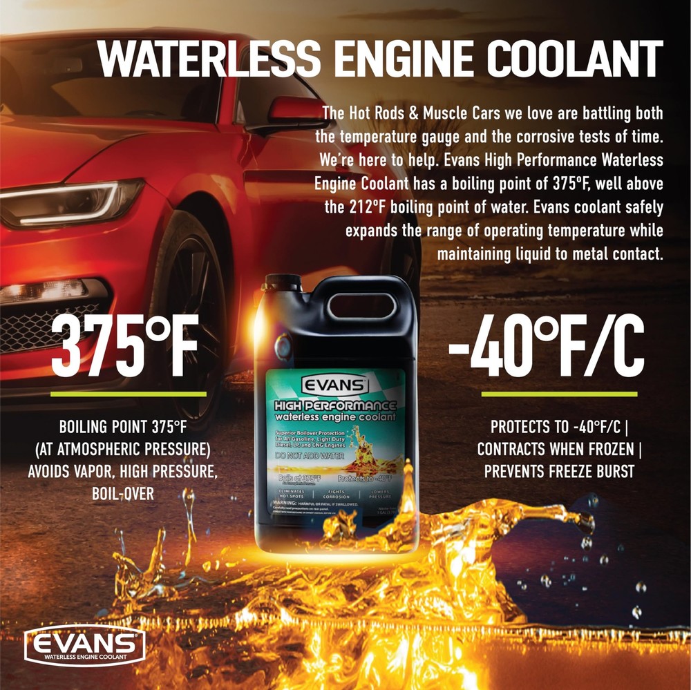 EVANS Cooling Systems EC53001 High Performance Waterless Engine Pack of 1