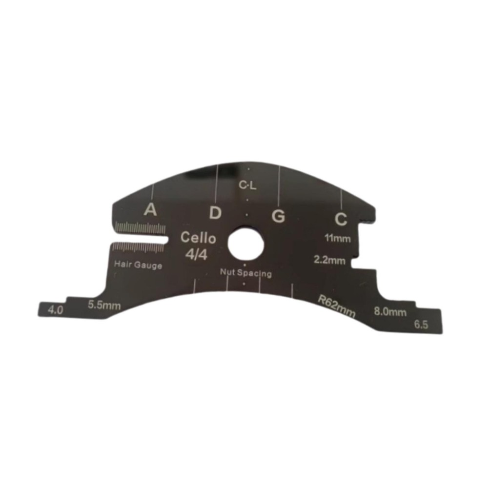 4/4 Cello Bridge Template Tool Compact Precision Replacement Reference Tool