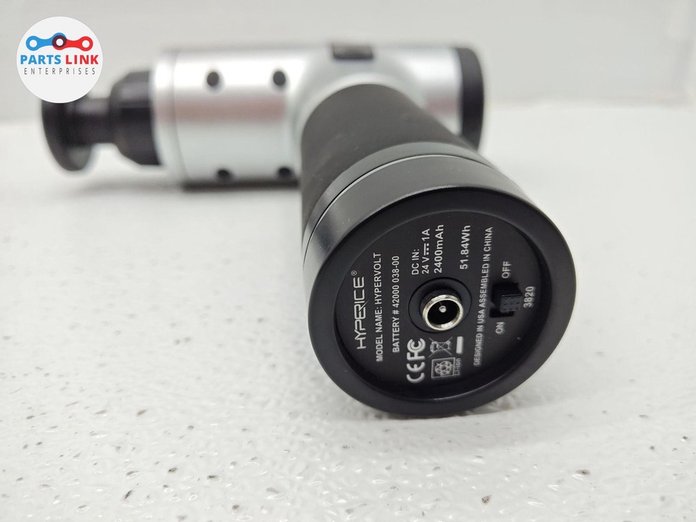 Hyperice Hypervolt Plus Bluetooth Percussion Massage Gun Device Silver