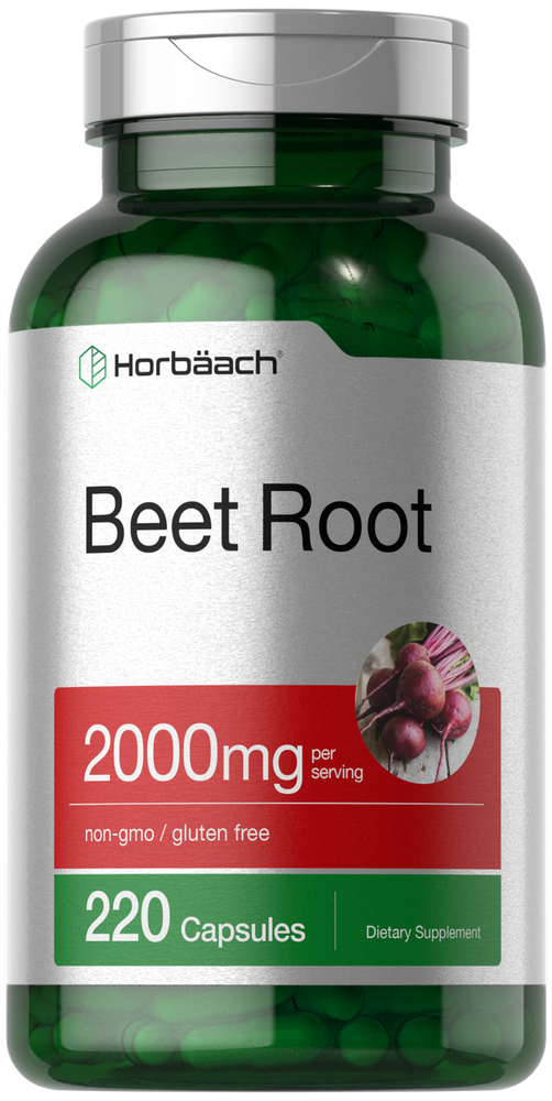 Beet Root Powder Capsules 2000mg | 220 Pills | Herbal Extract | by Horbaach