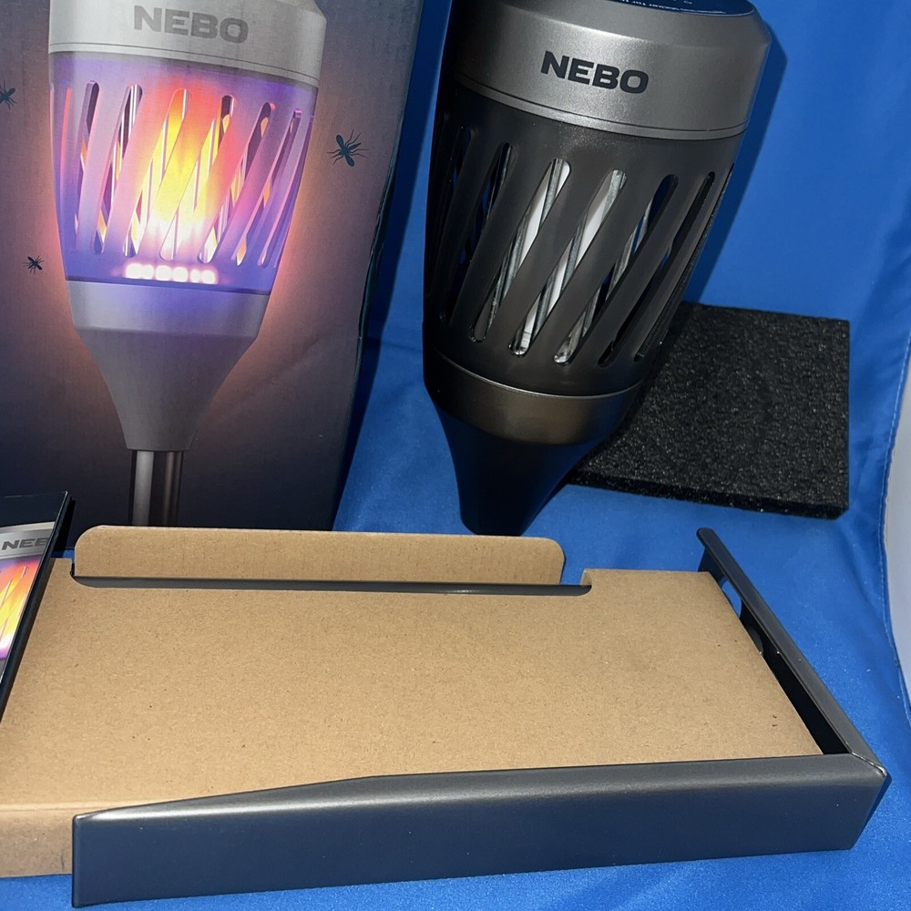 Nebo Solar Power Torch Zapper , Open Box 1300 V