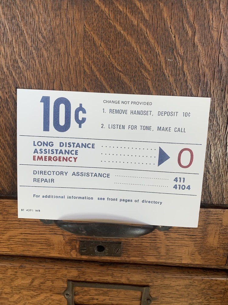 10 Cent For Vintage Antique Payphone Flag
