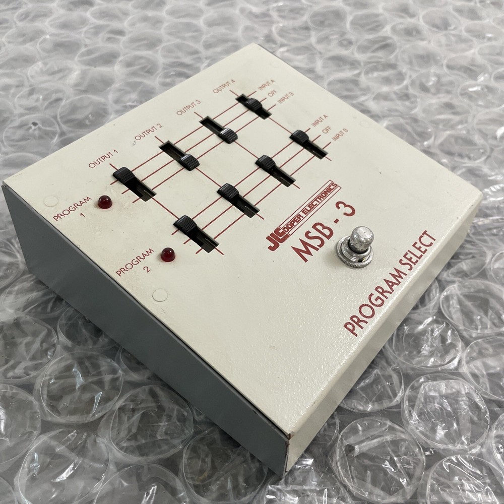 Vintage JL COOPER MSB-3 MIDI 2 Program Select / 4 Outputs