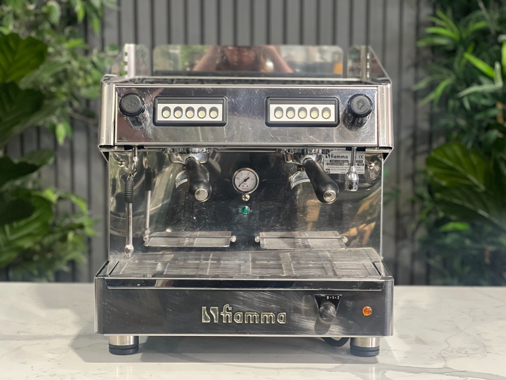 FIAMMA ATLANTIC COMPACT 2 GROUP STAINLESS ESPRESSO COFFEE MACHINE STAINLESS CAFE