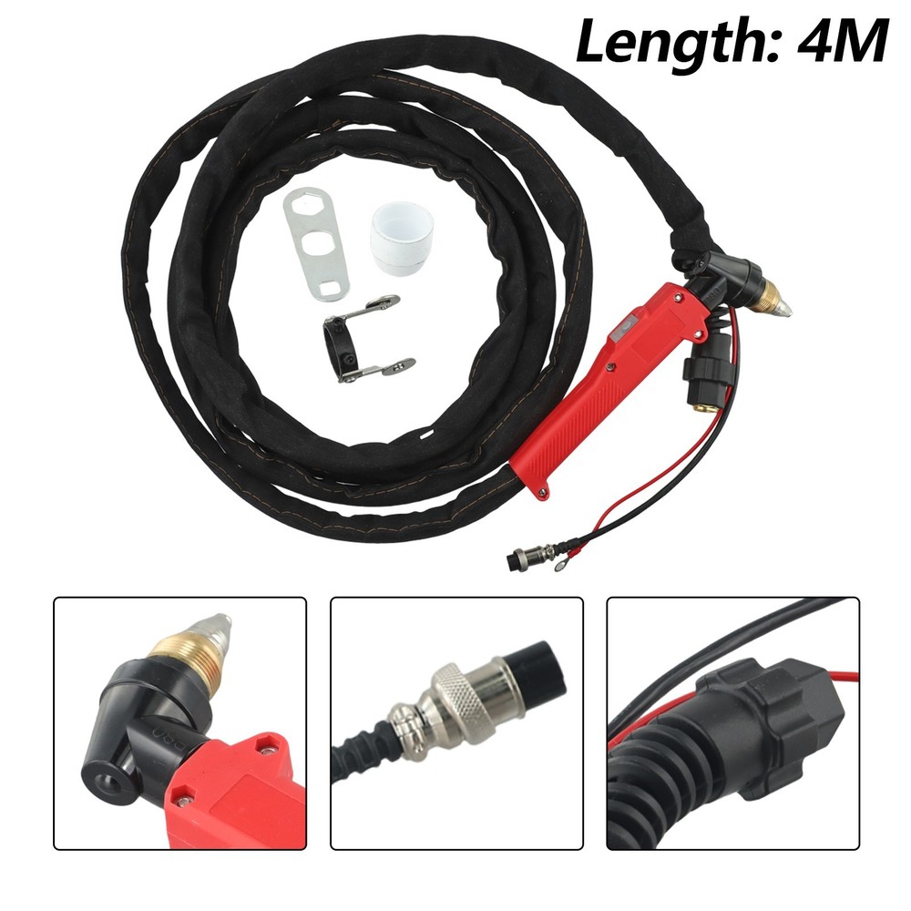 UK ✅P80 Cutter Plasma Cutting Cutter Torch Completed Set Pilot Arc 4m Shield Cup