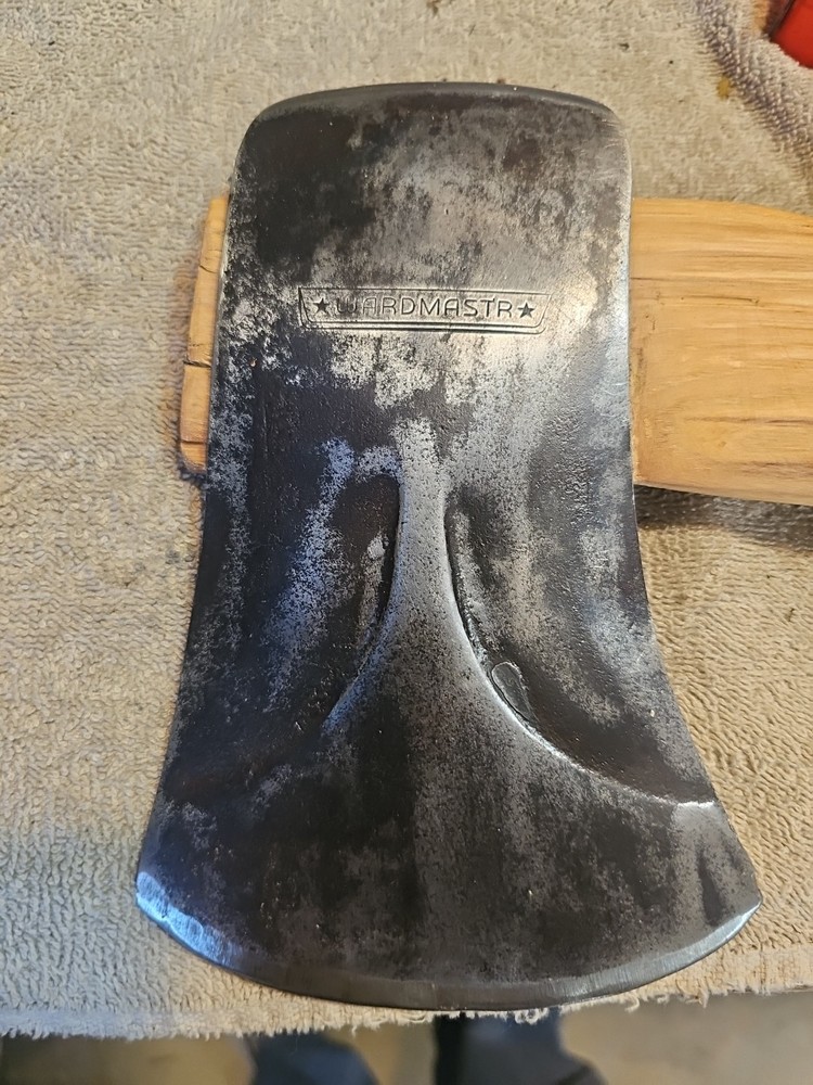 Vintage 3-1/2 Lb. Ward Master axe & Handle 34.5' Handle