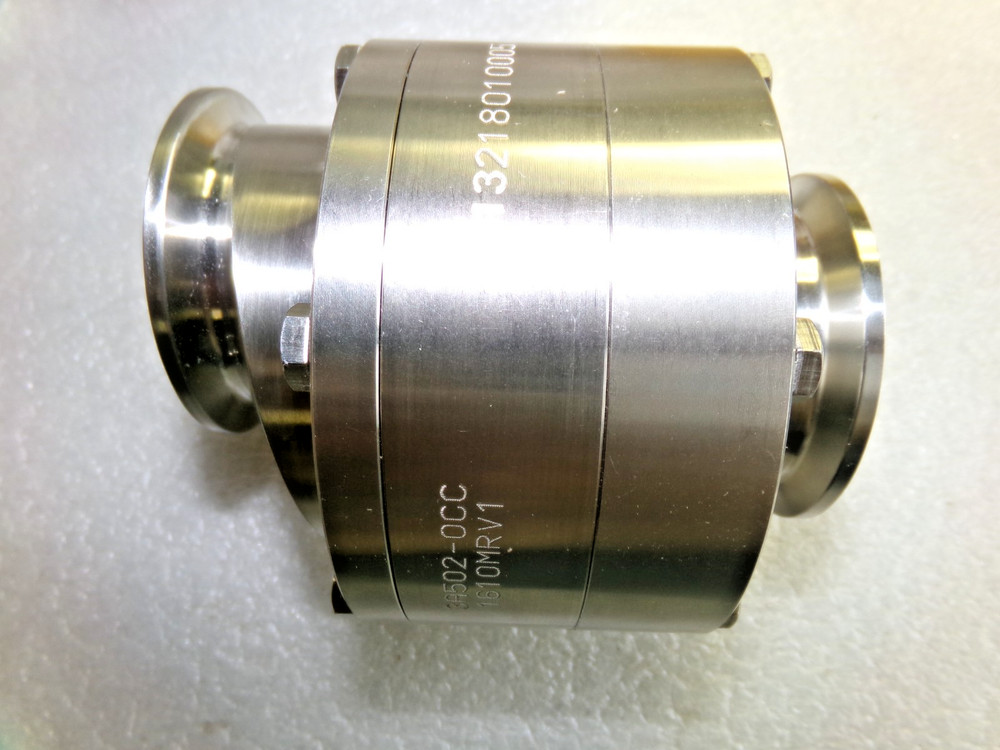 YGROS 2" Horizontal EDF Springless Eccentric 3A Stainless Tri-Clamp Check Valve