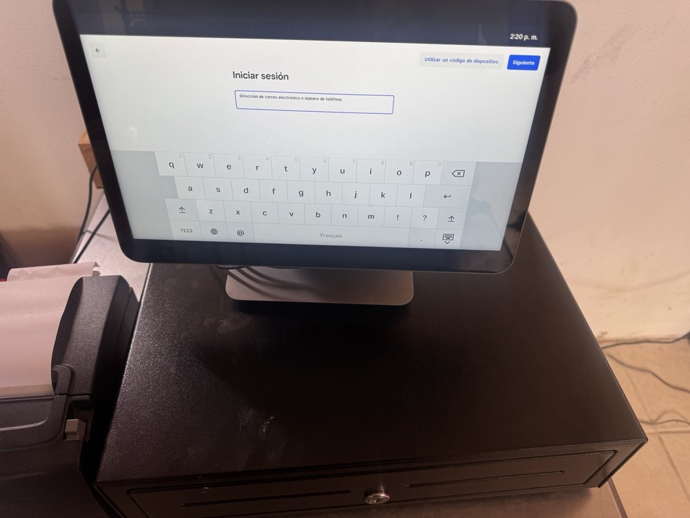 Square Register POS System, Cashdrawer, Printer.