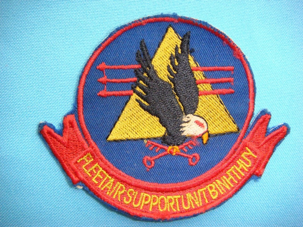 VIETNAM WAR PATCH, US NAVY FLEET AIR SUPPORT UNIT AT BINH THUY