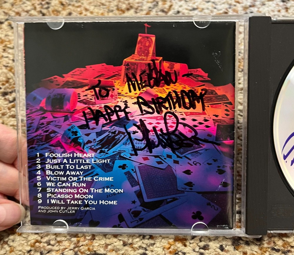 Grateful Dead - Built to Last - Phil Lesh SIGNED booklet
