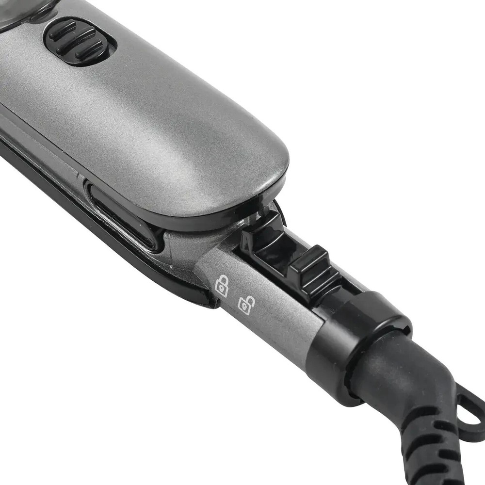 Steam & Shine 1" Ceramic Steam Flat Iron in Gray