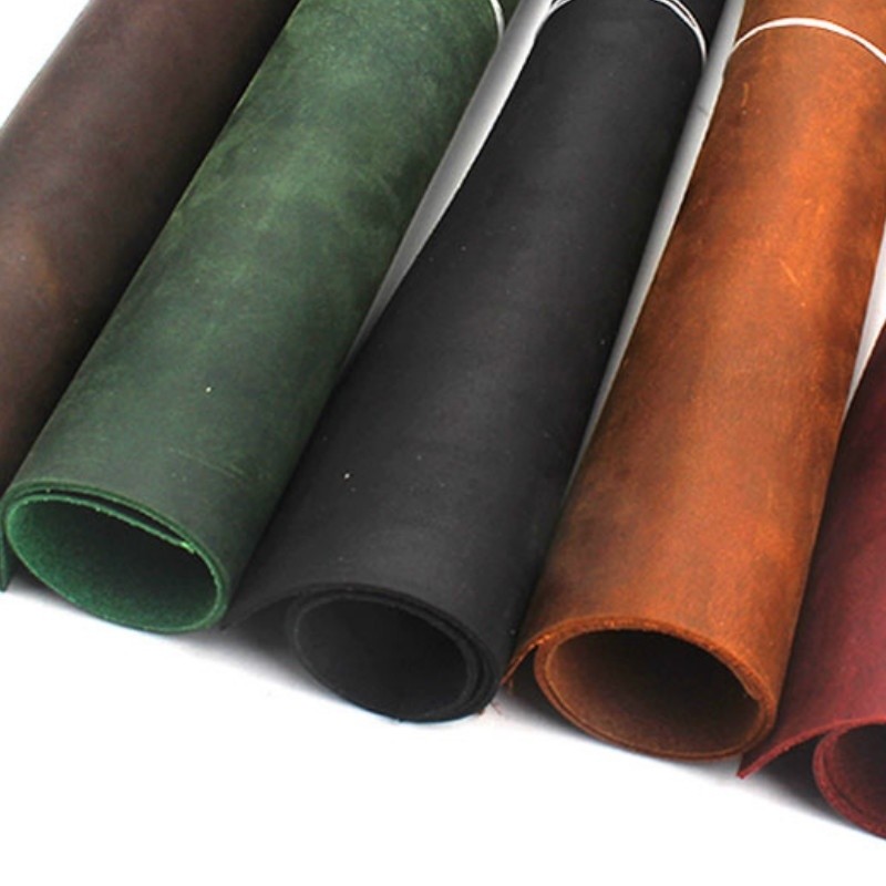 Genuine Leather Fabric Cowhide Wallet Pocket Bag Notebook Making DIY Retro Craft