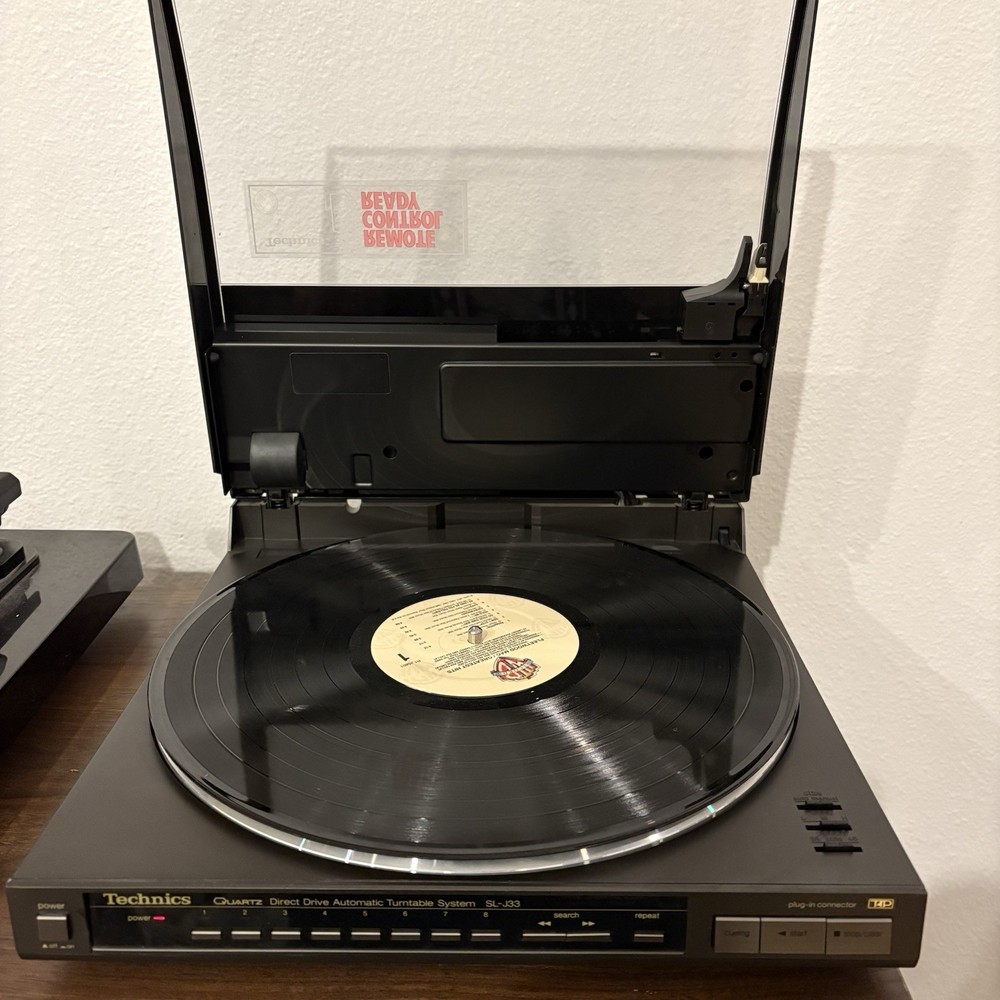 Technics SL-J33 Quartz Direct Drive Automatic Turntable Tested Working