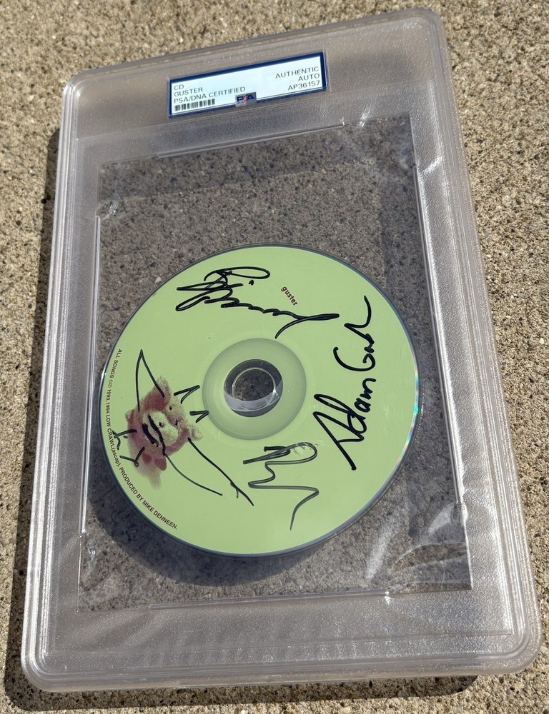 GUSTER Band SIGNED PSA/DNA Auto Slabbed CD