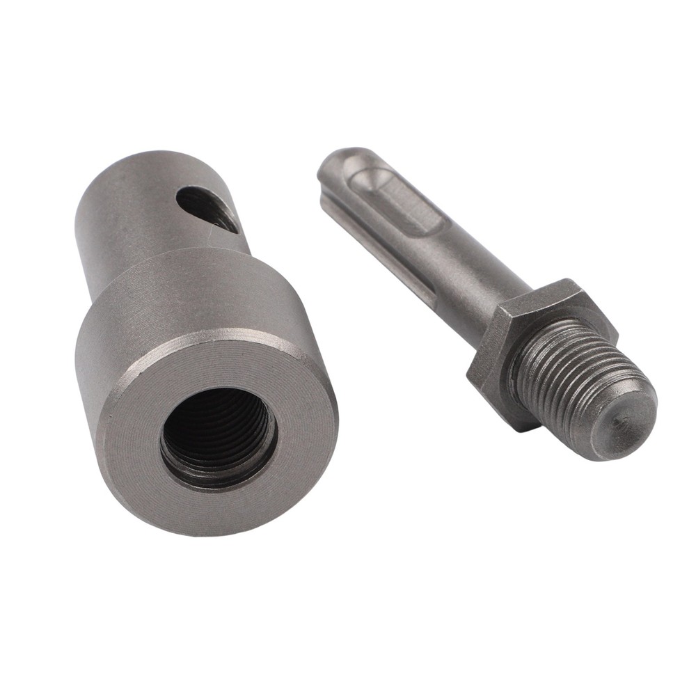 Earth Auger Adapter Tool with 4 Interface Types for Hammer Machine Drill