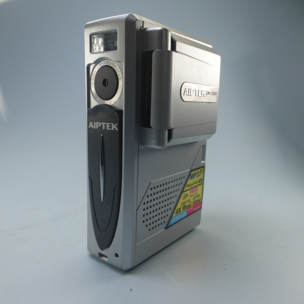 Aiptek DV-3300 3.0MP Compact Digital Video Recorder Silver Tested