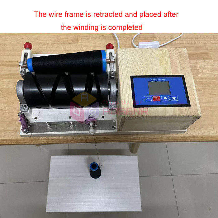 Mini Double Wax Frame Winding Machine Flat Knitting Ply Wool Spinning Machine