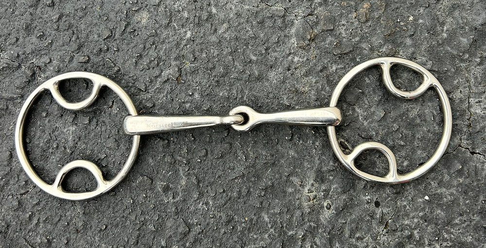 Korsteel Loop Ring Gag Bit 5"