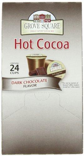 Grove Square Hot Cocoa Dark Chocolate, 24 Single Serve Cups