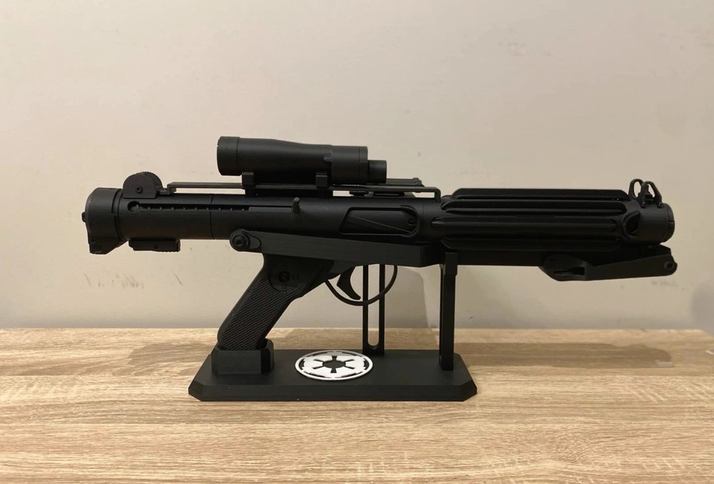 Star Wars ROTJ E-11 Blaster Prop Replica – Clean (No Stand)