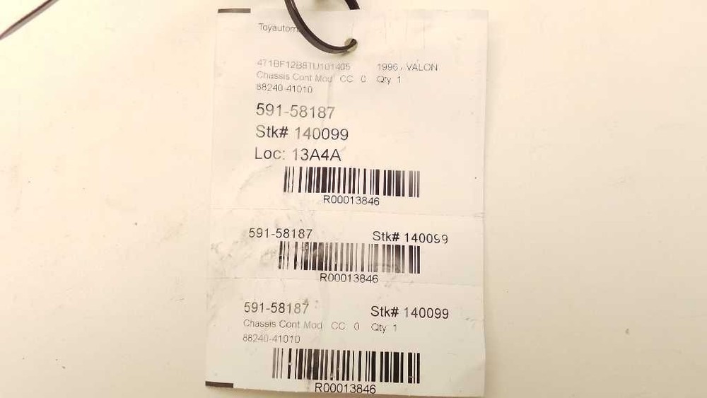 95-96 TOYOTA AVALON CRUISE CONTROL MODULE ECM ASSEMBLY