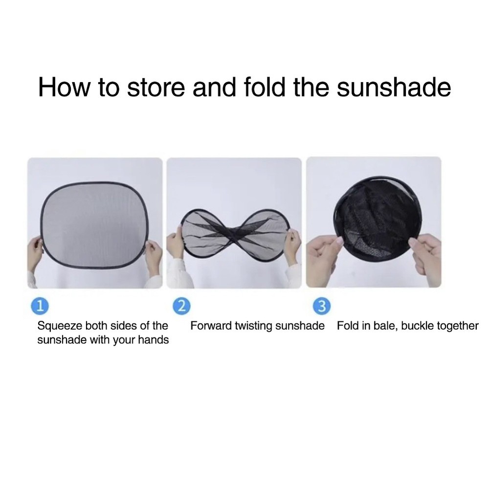 Car Windscreen Sun Shade Folding Front Windscreen Cover Visor L