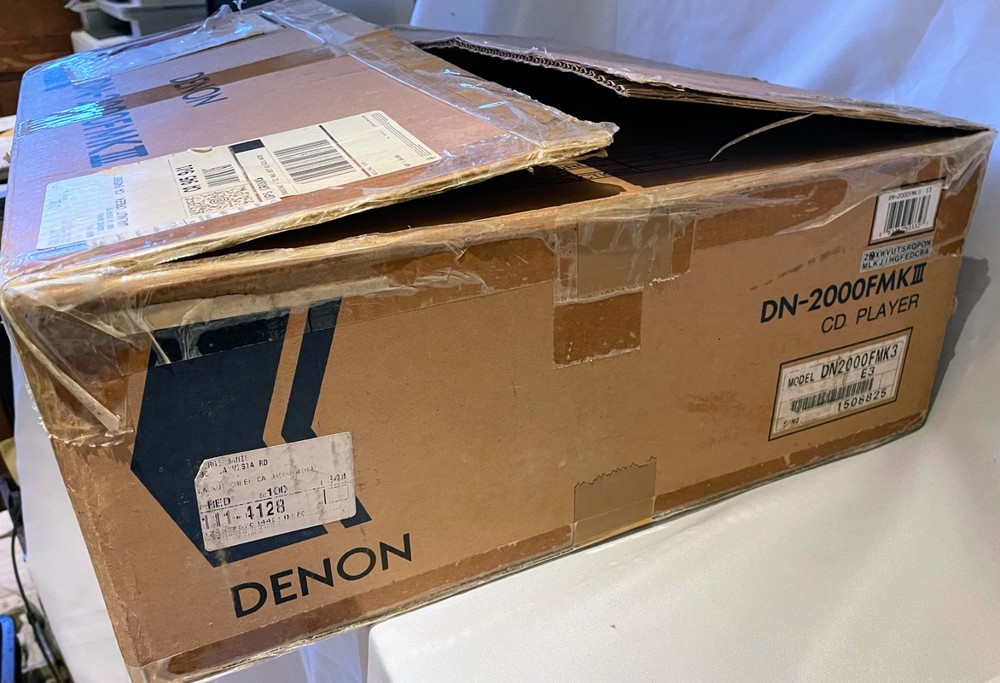 Denon DN-2000F MK3 Double CD Player & Remote Control Unit-Needs Power Cord