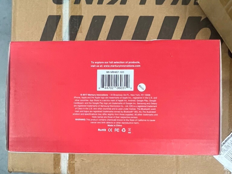 EVO VR Virtual Reality Smartphone VR Headset Starter Kit Bluetooth 360 Degree